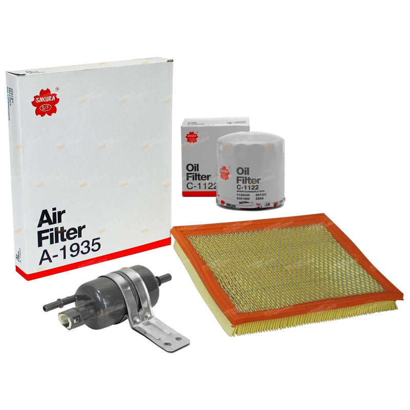 Jeep Grand Cherokee WG WJ Air Oil Fuel Filter Service Kit (1999-2001)