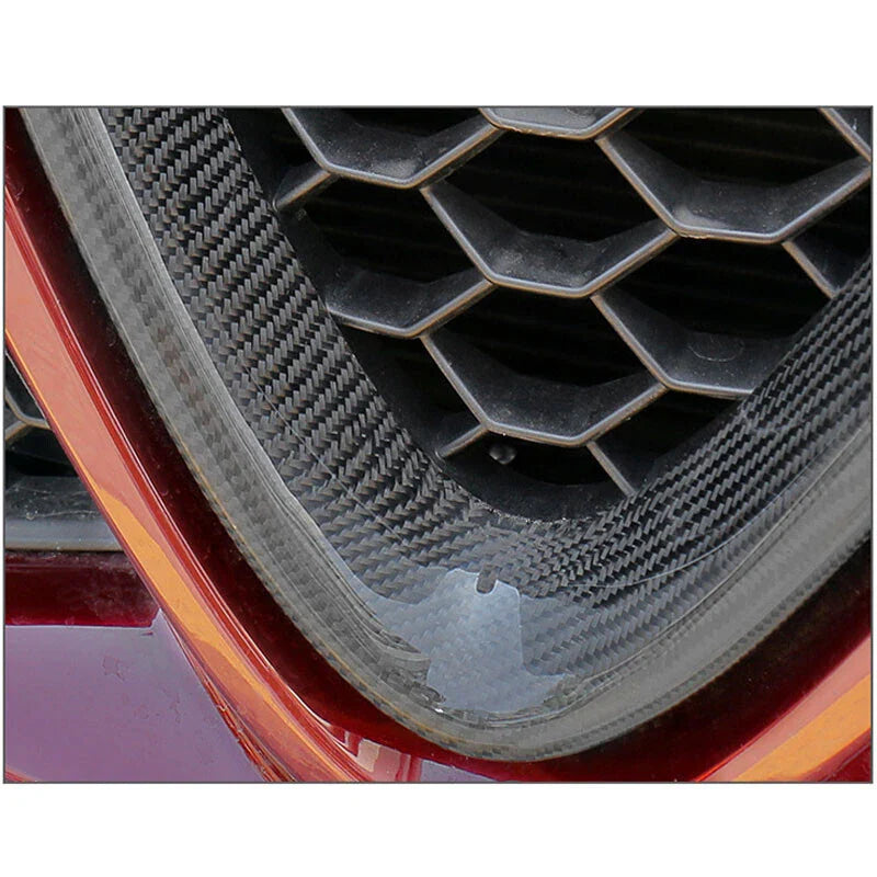 Alfa Romeo Giulia Base Ti Sport 2017-24 100%Carbon Fiber V Shape Grille Trim