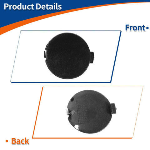 Mazda 6 Atenza (2018-2021) Black Rear Left Tow Hook Cover