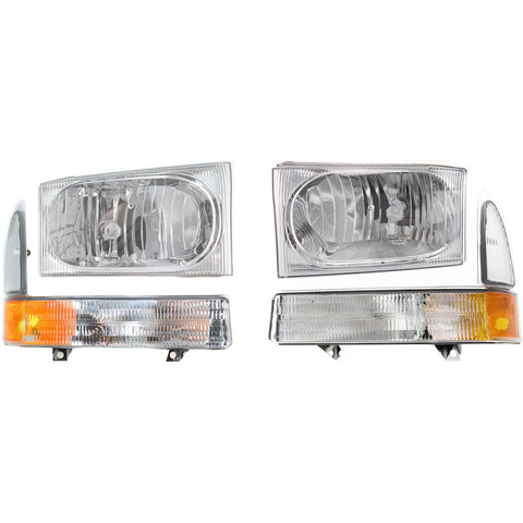Headlight Kit For 25-04 Ford F-250 Super Duty Excursion
