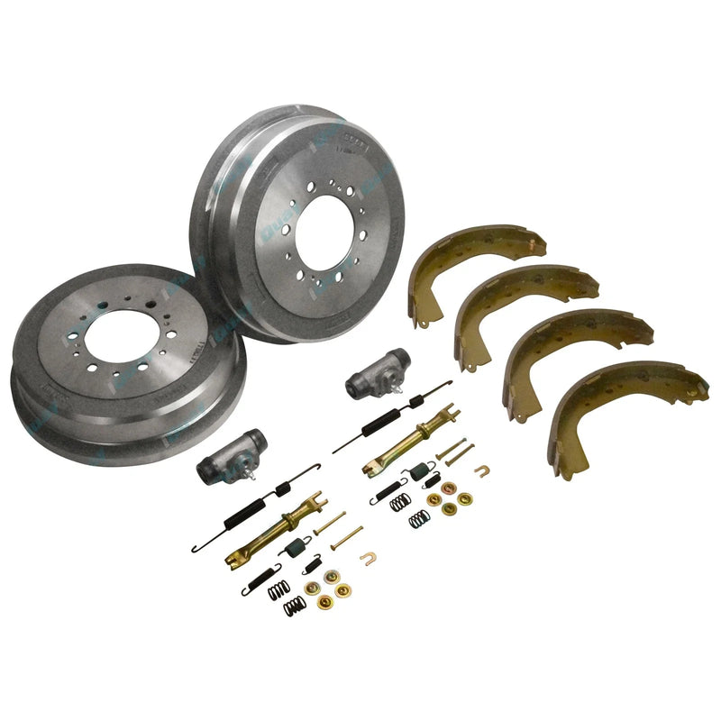 Toyota Hilux KZN165 99-05 4X4 Brake Drums Shoes Wheel Cyls Hardware Kit