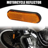 4 x Universal Reflector Oval Motorcycle Safety Reflector Orange