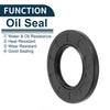 MakeModel Oil Seal 40x72x7mm Black 5Pcs