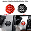 BMW E90 E92 E93 Z4 Carbon Fiber Red Engine Start Stop Button Ring