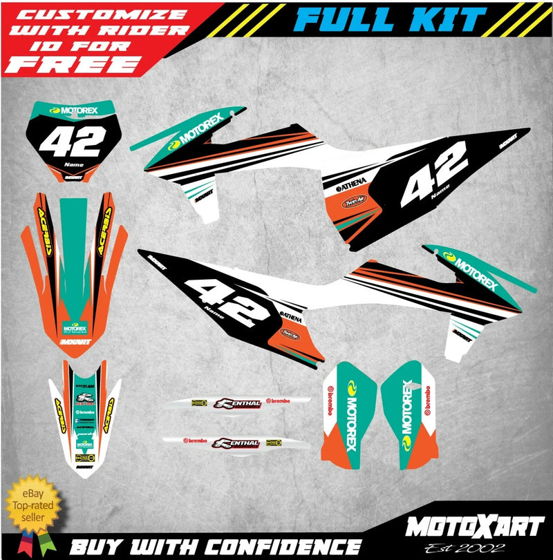 KTM SX Custom Graphics Kit STRIKE Stickers (2019-2020)