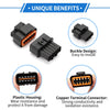 Hyundai - 1 Set 12 Pin Front Headlight Connector Plug
