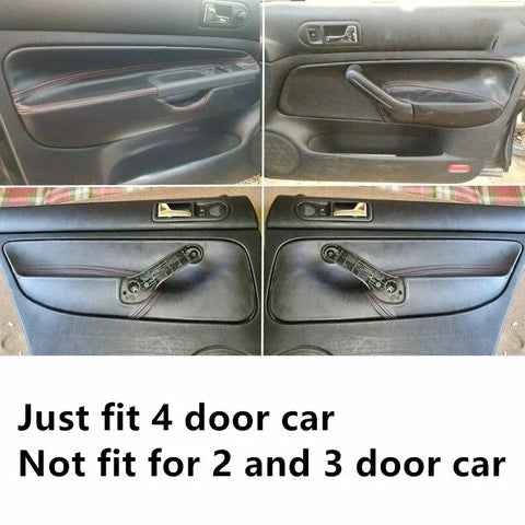 VW Bora / Jetta / Golf MK4 RHD Interior Door Panels Armrest Leather Cover