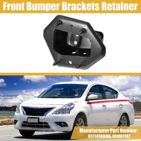 Nissan Versa Front Right Passenger Side Bumper Bracket (2013-2019)