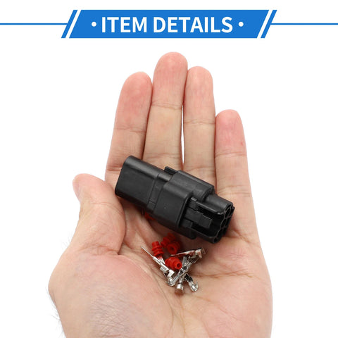 Hyundai 3 Pin Engine Exhaust Air Pressure Sensor Connector Plug