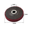 Angle Grinder 100mm Nylon Fiber Flap Buffing Wheel