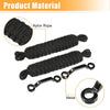 Jeep Wrangler TJ JK JL (2007-2023) Black Car Door Limiting Straps Set
