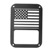 Jeep Wrangler JK Rear American Flag Tail Light Covers (2007-2016)