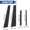 BMW X6 Pillar Post Cover Trim Gloss Carbon Pattern (2007 - 2014)