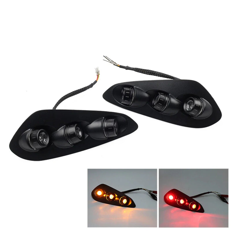 BMW S1000RR Black Integrated Tail Light Rear Turn Signal (2023-2024)