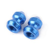 Car Truck Motorcycle Bike Blue Universal Tyre Air Valve Caps