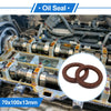 Car Oil Seal 70x100x13mm Seal Ring Rotary Shaft Seal FKM Rubber Brown 2 x