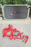 Nissan Patrol Y60 GQ 2.8L RD28T Turbo Diesel Aluminum Radiator + Hose (94-97)