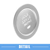 Hyundai Sonata (2011-2014) Aluminum Silver Tone Engine Ignition Button Decal