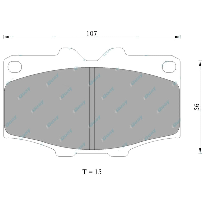Landcruiser BJ42 FJ45 HJ45 HJ47 1980~84 40 Series Front Disc Brake Pad Set