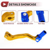 Bosuer M4 Gold Tone Blue Head Shifter Lever Folding