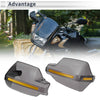 Motorcycle Black Plastic Universal Hand Guard Knuckle Protector