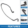 BMW 750i 4.8L (2006-2008) Rubber Black 1 x Piece Radiator Hose