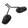 Harley Touring Sportster 883 1200 Softail Vivid Black Rear View Mirrors