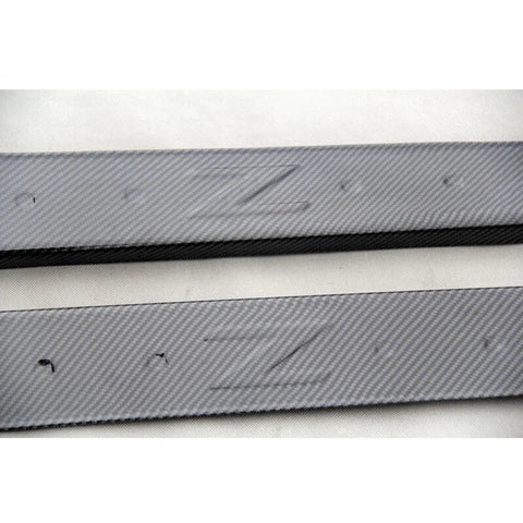 Nissan 350Z Z33 2003-2008 Real Carbon Fiber Door Sill Plate Strip Trim