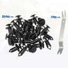 Dodge Honda Bumper Fender Fasteners 25 x Push Type Rivet Retainers