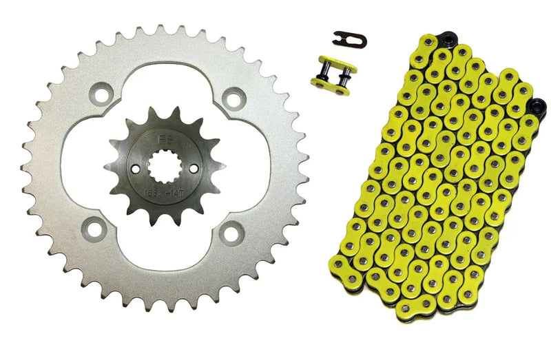 Suzuki Quadsport 400 2x 520x96 ORing Chain &14/40 Sprockets (2009-2014)