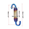 Motorcycle Exhaust Pipe Spring / 58mm / 2 x Stainless Steel Silver Tone