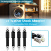 Whirlpool W10015830 W10822553 4 x Washer Shock Absorbers (2010-2023)