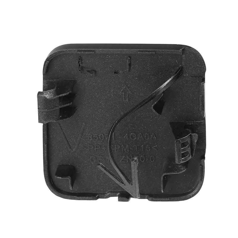 Infiniti Q50 Rear Bumper Tow Hook Cover Midnight Black