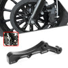 Harley Davidson 1x Black Front Brake Caliper Bracket Kit
