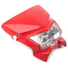 Motorcycle MX Enduro Dirt Trail Bike 250cc Red 12V 35W Front Headlight