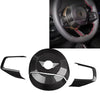 Mini Cooper Carbon Fiber Steering Wheel Center Cover Trim Kit (2010-2016)