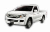 Isuzu D-Max (2WD) 2 x Rear Splash Guards (2012-2015)
