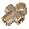 Brass 3-Way Brake Line Pipe