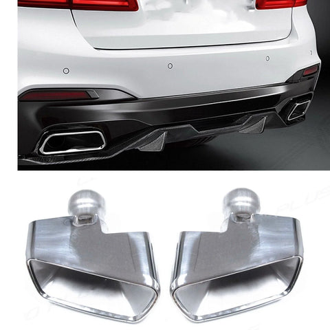 BMW 5-Series G30 G31 530i 540i Rear Bumper Exhaust Pipe (2017-2021)