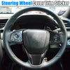 Honda Civic Carbon Fiber Black Steering Wheel Cover (2016-2021)