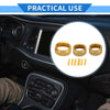 Dodge Challenger 3 x Tune Switch Knob Cover Ring AC Media (2015 - 2019)