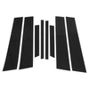 BMW X4 Black 8 x Door Pillar Window Trim (2014-2018)