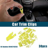 Toyota Lexus 30 x Yellow Interior Retainer Fastener Clips