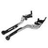 Yamaha FJR 1300, XJR1300 CNC Silver Extendable Brake Clutch Levers (04-20)