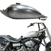 Harley Davidson DYNA 10L Silver Petrol Fuel Tank w/Cap (2004-2006)