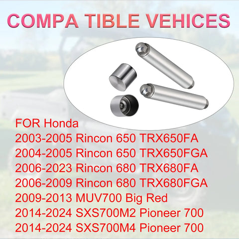 Honda MUV700 SXS700 Camshaft Push Rods & Bucket