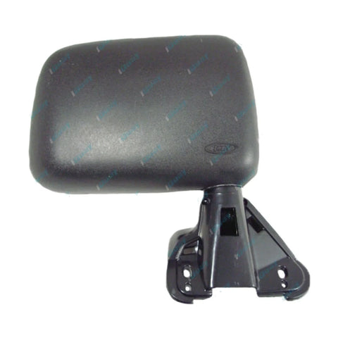 Toyota Hilux 1983-2004 RHS Right Driver RH Black Manual Door Mirror