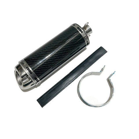 125cc 140cc 150cc PIT PRO Dirt Bike 32mm Carbon Fiber Exhaust Muffler
