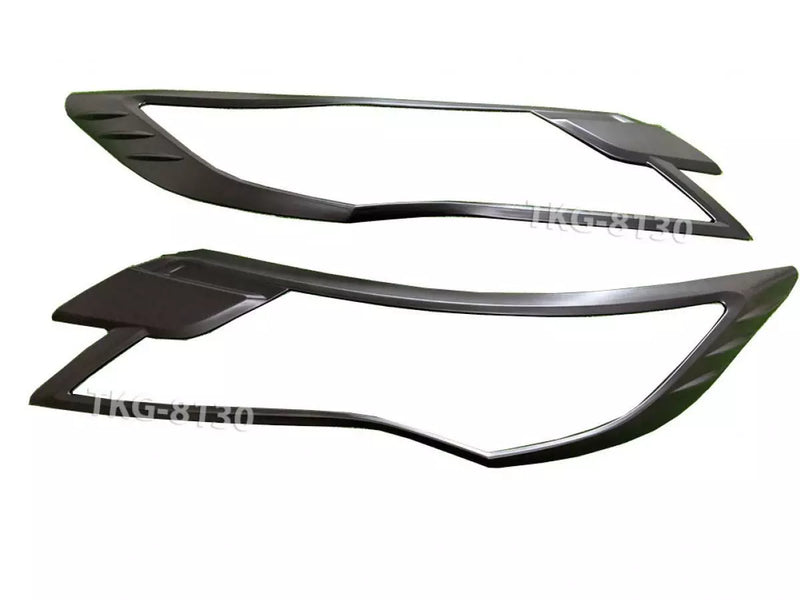 Mitsubishi Pajero Montero Sport Black Headlight Cover Trim (2015-2019)