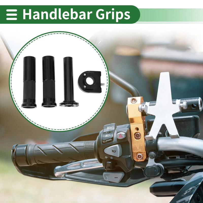 Motorcycle Hand Grips Cover End Grips Vertical Stripe Pattern
